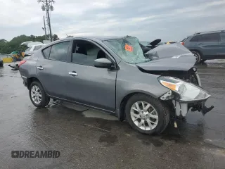 2017 Nissan Versa SV z VIN 3N1CN7AP1HL849686, wystawiony jako Copart lot #57840005 z przebiegiem Nie podano mil oraz Szkoda całkowita • Salvage title. Historia ofert i sprzedaży dostępna na DreamBid. Obrazek 4.