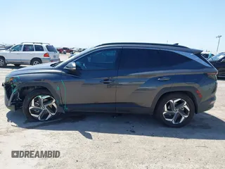 2023 Hyundai Tucson Limited with VIN 5NMJE3AE7PH202376, listed as a IAAI auction lot 42302364 with 55,696 mi miles and . Bid and sale history available at DreamBid. Image 14.