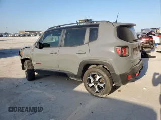 2022 Jeep Renegade Trailhawk with VIN ZACNJDC19NPN63173, listed as a Copart auction lot 52778065 with 18,988 mi miles and Salvage Title. Bid and sale history available at DreamBid. Image 2.