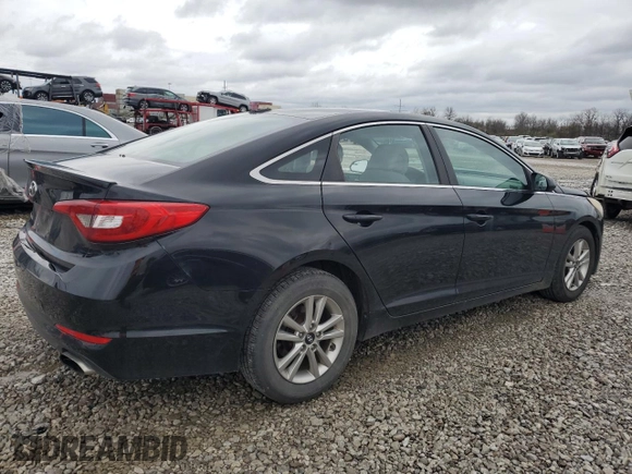 2017 Hyundai Sonata 2.4L with VIN 5NPE24AF4HH532568, listed as a Copart auction lot 51643865 with 158,057 mi miles and Salvage Title. Bid and sale history available at DreamBid. Image 3.