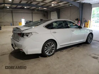 2017 Genesis G80 3.8L с VIN KMHGN4JE5HU203399, выставлен на аукционе Copart как лот 58335295 с пробегом 95 346 миль миль и Списание • Salvage title. История ставок и продаж доступна на DreamBid. Изображение 3.