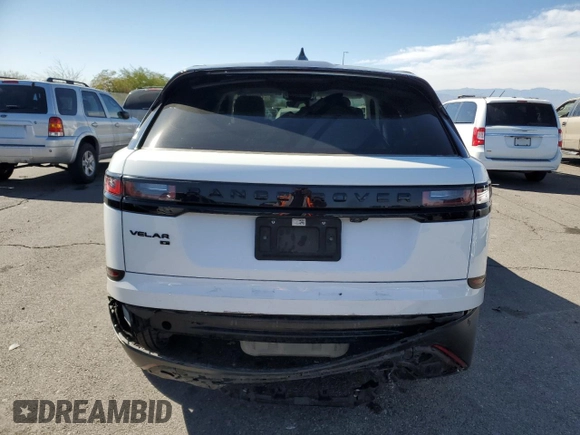2021 Land Rover Range Rover Velar S with VIN SALYJ2EX4MA311182, listed as a Copart auction lot 78623664 with 36,573 mi miles and Salvage title. Bid and sale history available at DreamBid. Image 6.
