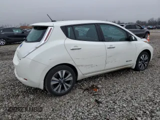 2017 Nissan LEAF SL with VIN 1N4BZ0CP5HC308644, listed as a Copart auction lot 83666314 with 35,859 mi miles and Salvage Title. Bid and sale history available at carsss.com. Image 3.