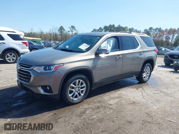 2018 Chevrolet Traverse LT Cloth z VIN 1GNEVGKW4JJ281837, wystawiony jako IAAI lot #41919081 z przebiegiem 91 496 mil mil oraz . Historia ofert i sprzedaży dostępna na DreamBid. Obrazek 17.