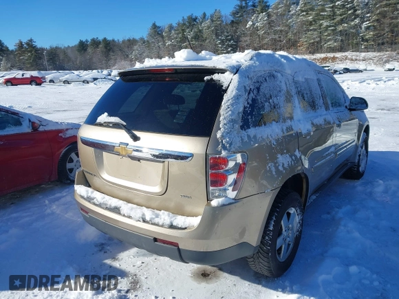 2007 Chevrolet Equinox LT with VIN 2CNDL73F676074568, listed as a IAAI auction lot 41365607 with 108,091 mi miles. Bid and sale history available at carsss.com. Image 4.