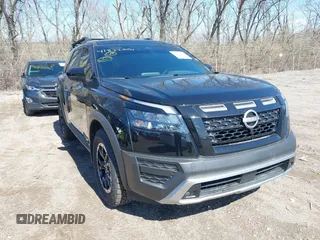 2024 Nissan Pathfinder Rock Creek with VIN 5N1DR3BD4RC280165, listed as a IAAI auction lot 41822001 with 10,227 mi miles and . Bid and sale history available at DreamBid. Image 1.