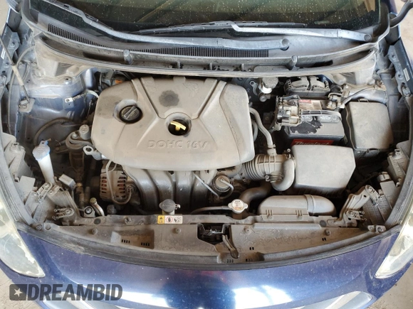 2013 Hyundai Elantra with VIN KMHD35LE1DU081548, listed as a Copart auction lot 59890855 with 112,527 mi miles and Salvage title. Bid and sale history available at DreamBid. Image 11.