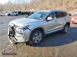 2021 Hyundai Santa Fe SEL with VIN 5NMS6DAJXMH334824, listed as a Copart auction lot 45962085 with 36,962 mi miles and Salvage Title. Bid and sale history available at carsss.com. Image 1.