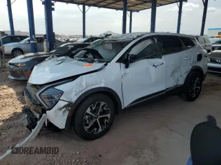 2024 Kia Sportage EX with VIN 5XYK33DFXRG199419, listed as a Copart auction lot 65154375 with Not provided miles and Salvage title. Bid and sale history available at DreamBid. Image 1.