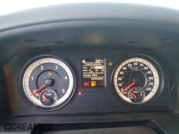 2015 Ram 2500 Tradesman with VIN 3C6UR5CL2FG594127, listed as a Copart auction lot 76513214 with 129,428 mi miles and Salvage Title. Bid and sale history available at carsss.com. Image 9.