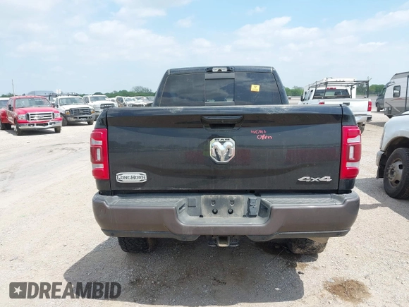 2024 Ram 2500 Longhorn with VIN 3C6UR5PL9RG187016, listed as a IAAI auction lot 42038111 with Not provided miles and . Bid and sale history available at DreamBid. Image 16.
