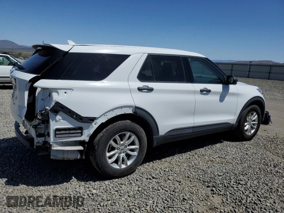 2020 Ford Explorer with VIN 1FMSK8BH8LGB76581, listed as a Copart auction lot 55529985 with 62,432 mi miles and Clean Title. Bid and sale history available at carsss.com. Image 3.