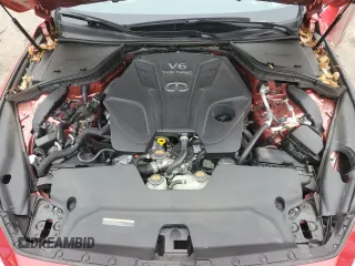 2024 Infiniti Q50 Luxe with VIN JN1EV7BR4RM630852, listed as a Copart auction lot 44844395 with 12,051 mi miles and Salvage Title. Bid and sale history available at DreamBid. Image 12.