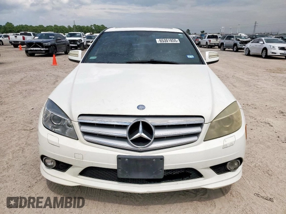 2008 Mercedes-Benz C 350 Sport with VIN WDDGF56X28F054493, listed as a Copart auction lot 65301855 with 175,085 mi miles and Clean title. Bid and sale history available at DreamBid. Image 5.