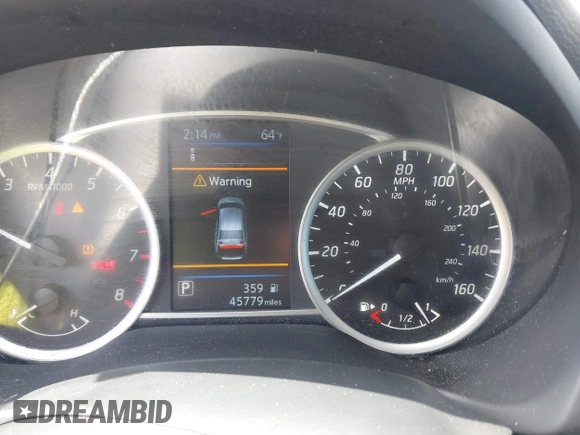 2019 Nissan Sentra S with VIN 3N1AB7APXKY212970, listed as a IAAI auction lot 41839260 with 45,779 mi miles and . Bid and sale history available at DreamBid. Image 7.