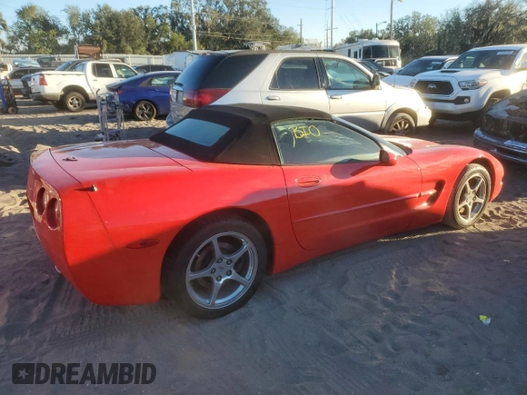 2001 Chevrolet Corvette with VIN 1G1YY32G915122862, listed as a Copart auction lot 81937694 with 0 mi miles and Salvage Title. Bid and sale history available at carsss.com. Image 3.