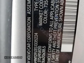 2025 Volvo XC90 Core с VIN YV4M12PJ3S1335224, выставлен на аукционе Copart как лот 51190285 с пробегом 5 494 миль миль и Чистый • Clean title. История ставок и продаж доступна на DreamBid. Изображение 14.