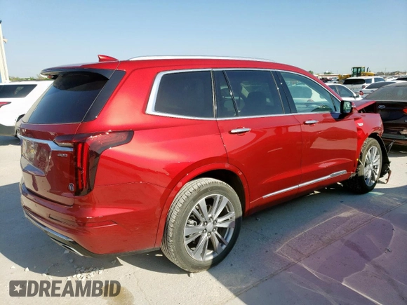 2024 Cadillac XT6 FWD Premium Luxury with VIN 1GYKPCRS6RZ715118, listed as a Copart auction lot 50512905 with 11,563 mi miles and Salvage Title. Bid and sale history available at carsss.com. Image 3.