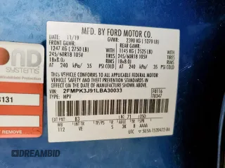 2020 Ford Edge SEL z VIN 2FMPK3J91LBA30033, wystawiony jako Copart lot #60466635 z przebiegiem 68 956 mil mil oraz Szkoda całkowita • Salvage title. Historia ofert i sprzedaży dostępna na DreamBid. Obrazek 13.