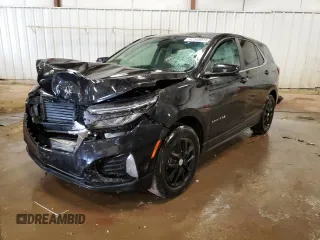 2022 Chevrolet Equinox LT z VIN 3GNAXKEV2NL308451, wystawiony jako Copart lot #47548915 z przebiegiem 32 687 mil mil oraz Szkoda całkowita • Salvage title. Historia ofert i sprzedaży dostępna na DreamBid. Obrazek 1.