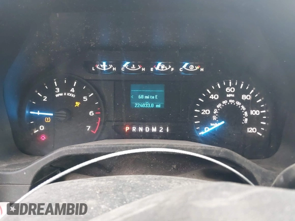 2015 Ford F-150 XL with VIN 1FTEX1CFXFKD91856, listed as a IAAI auction lot 41804968 with 224,033 mi miles. Bid and sale history available at carsss.com. Image 7.