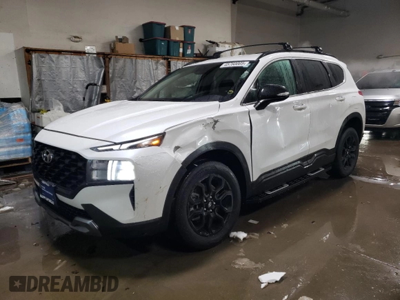 2022 Hyundai Santa Fe XRT with VIN 5NMS6DAJ4NH404478, listed as a Copart auction lot 45760005 with 27,340 mi miles and Salvage Title. Bid and sale history available at carsss.com. Image 1.