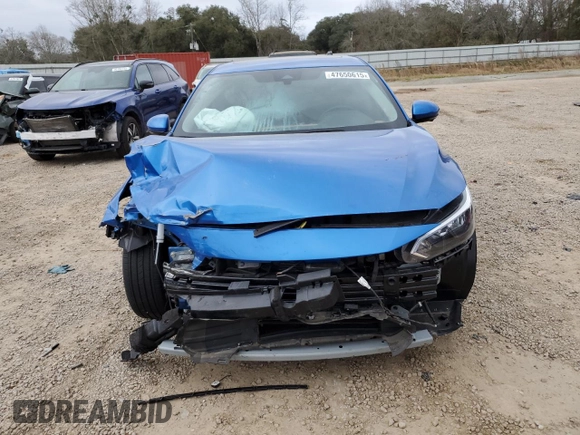 2024 Nissan Sentra SV with VIN 3N1AB8CVXRY213001, listed as a Copart auction lot 47650615 with 11,812 mi miles and Salvage Title. Bid and sale history available at DreamBid. Image 5.
