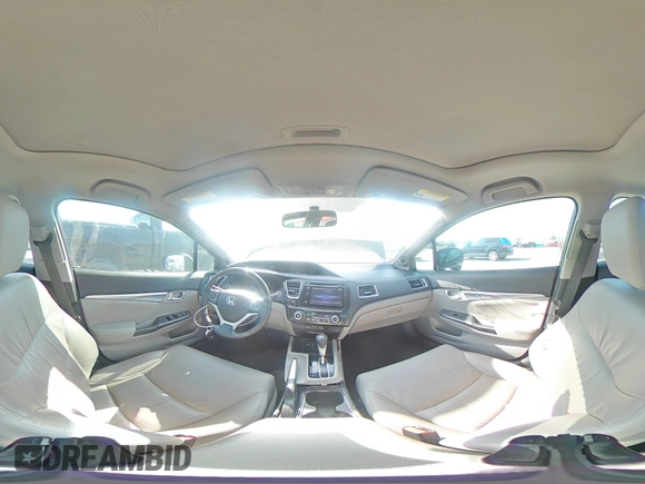 2015 Honda Civic EX-L with VIN 19XFB2F93FE094400, listed as a Copart auction lot 52739475 with 92,108 mi miles and Salvage Title. Bid and sale history available at carsss.com. Image 13.