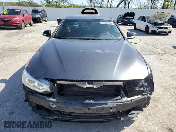 2015 BMW 4 Series 428i with VIN WBA3N3C55FK233471, listed as a Copart auction lot 51996865 with 129,520 mi miles and Salvage title. Bid and sale history available at DreamBid. Image 5.