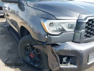 2021 Toyota Sequoia TRD Pro with VIN 5TDEY5B18MS187069, listed as a IAAI auction lot 41701691 with 100,629 mi miles. Bid and sale history available at carsss.com. Image 6.