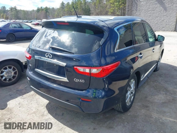 2015 Infiniti QX60 with VIN 5N1AL0MM6FC545034, listed as a IAAI auction lot 41892391 with 80,243 mi miles and . Bid and sale history available at DreamBid. Image 4.