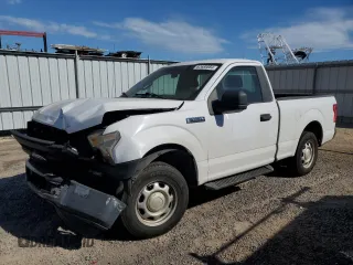 2016 Ford F-150 XL with VIN 1FTMF1C8XGKD25759, listed as a Copart auction lot 82680884 with 123,882 mi miles and Salvage Title. Bid and sale history available at carsss.com. Image 1.