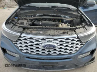 2020 Ford Explorer Platinum with VIN 1FM5K8HC0LGB52526, listed as a Copart auction lot 41888935 with 92,386 mi miles and Salvage Title. Bid and sale history available at carsss.com. Image 14.