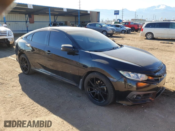 2017 Honda Civic EX-T with VIN 2HGFC1E32HH630878, listed as a Copart auction lot 83703104 with 93,221 mi miles and Salvage Title. Bid and sale history available at DreamBid. Image 4.