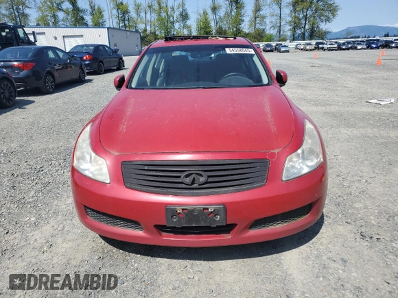 2008 Infiniti G35 Sedan Journey with VIN JNKBV61E18M204946, listed as a Copart auction lot 54558045 with 162,065 mi miles and Salvage Title. Bid and sale history available at carsss.com. Image 5.