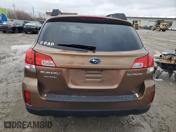 2013 Subaru Outback Premium with VIN 4S4BRCBC7D3267286, listed as a Copart auction lot 47787605 with 125,747 mi miles and Clean Title. Bid and sale history available at carsss.com. Image 6.