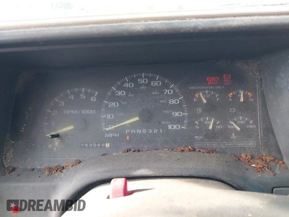 1997 Chevrolet Tahoe z VIN 1GNEK13R3VJ416827, wystawiony jako IAAI lot #42041780 z przebiegiem 143 566 mil mil oraz . Historia ofert i sprzedaży dostępna na DreamBid. Obrazek 7.