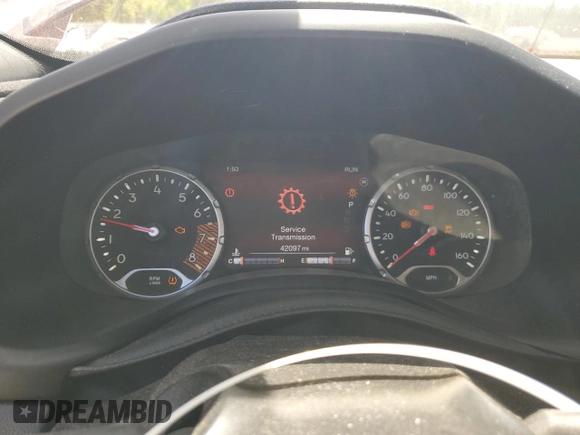 2020 Jeep Renegade Limited with VIN ZACNJBD18LPL89029, listed as a Copart auction lot 53712385 with 42,097 mi miles and Salvage title. Bid and sale history available at DreamBid. Image 9.