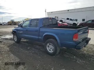 2002 Dodge Dakota Sport with VIN 1B7HG38N52S659554, listed as a Copart auction lot 80894414 with 174,207 mi miles and Salvage Title. Bid and sale history available at carsss.com. Image 2.