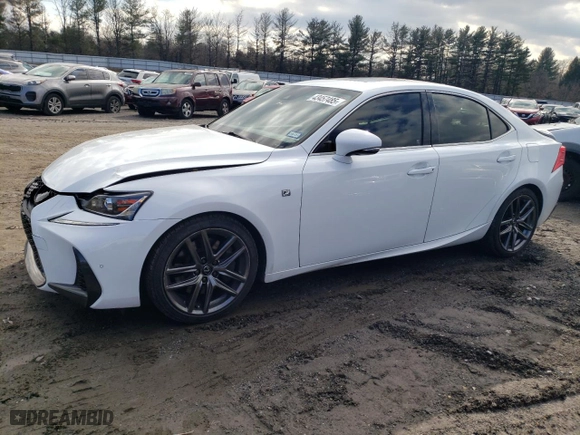 2020 Lexus IS with VIN JTHGA1D26L5101059, listed as a Copart auction lot 43457485 with 85,172 mi miles and Salvage Title. Bid and sale history available at carsss.com. Image 1.