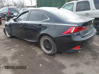 2014 Lexus IS 250 with VIN JTHCF1D21E5011420, listed as a IAAI auction lot 41492163 with 102,088 mi miles. Bid and sale history available at carsss.com. Image 3.
