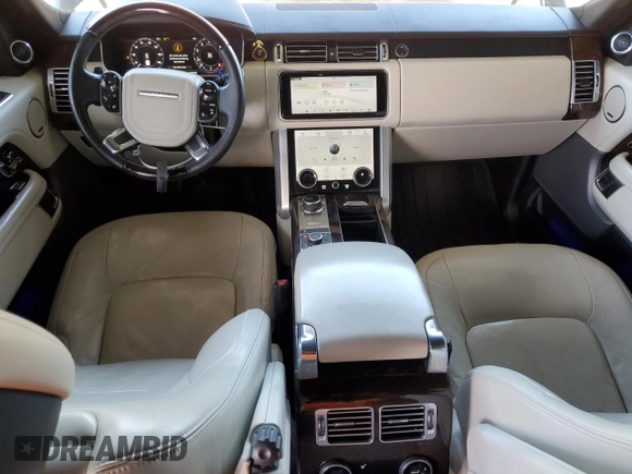 2019 Land Rover Range Rover HSE with VIN SALGS2SV7KA543459, listed as a Copart auction lot 50361955 with 54,538 mi miles and Salvage Title. Bid and sale history available at DreamBid. Image 8.