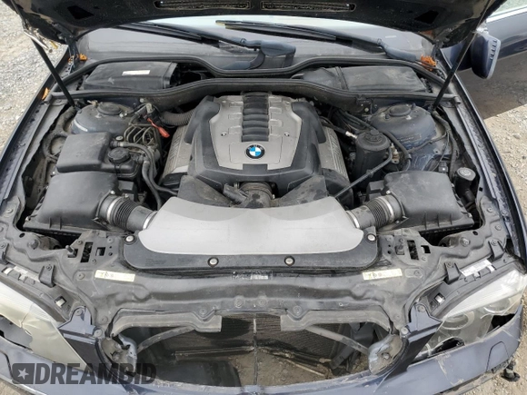 2006 BMW 7 Series 750i with VIN WBAHL83556DT02690, listed as a Copart auction lot 71418054 with 108,503 mi miles and Salvage Title. Bid and sale history available at carsss.com. Image 13.
