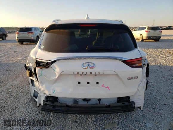 2019 Infiniti QX50 LUXE with VIN 3PCAJ5M15KF125615, listed as a Copart auction lot 73367972 with 34,836 mi miles. Bid and sale history available at carsss.com. Image 6.
