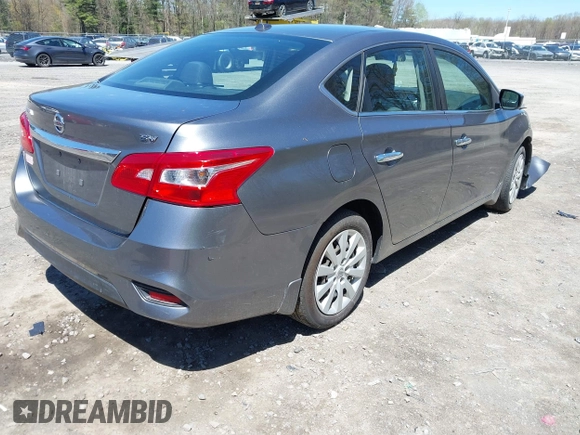2017 Nissan Sentra SV with VIN 3N1AB7AP9HY303933, listed as a IAAI auction lot 42155302 with 85,297 mi miles and . Bid and sale history available at DreamBid. Image 4.