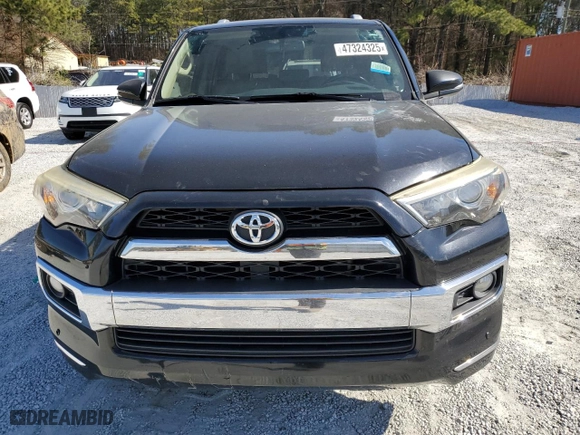 2014 Toyota 4Runner SR5 with VIN JTEZU5JRXE5065269, listed as a Copart auction lot 47324325 with 206,470 mi miles and Clean Title. Bid and sale history available at carsss.com. Image 5.
