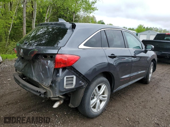 2014 Acura RDX with VIN 5J8TB4H30EL802052, listed as a Copart auction lot 58481205 with 142,416 mi miles and Salvage title. Bid and sale history available at DreamBid. Image 3.