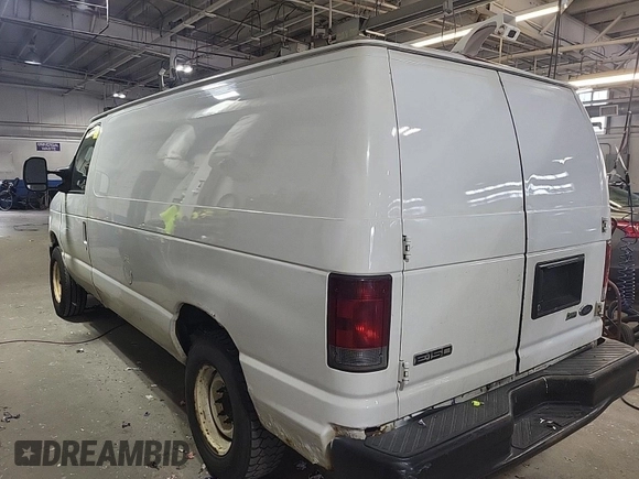 2010 Ford Econoline Cargo Commercial with VIN 1FTNE1EW4ADA91052, listed as a IAAI auction lot 42607935 with 163,519 mi miles and . Bid and sale history available at DreamBid. Image 3.
