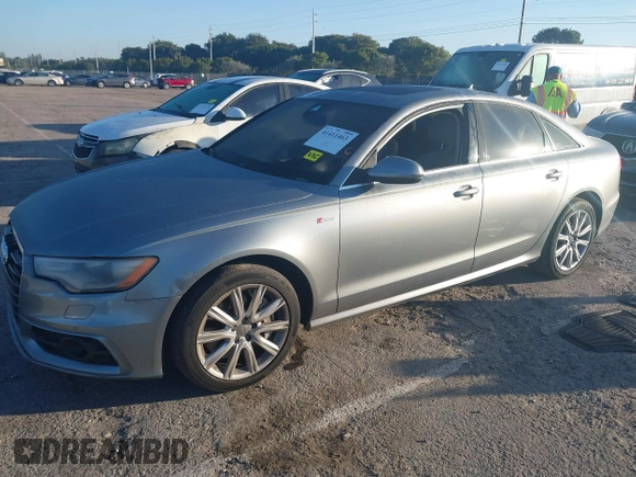 2013 Audi A6 3.0T Prestige with VIN WAUJGAFC6DN131821, listed as a IAAI auction lot 41411463 with 186,380 mi miles. Bid and sale history available at carsss.com. Image 18.