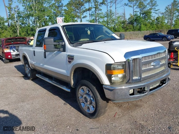2008 Ford Super Duty F-250 SRW XL with VIN 1FTSW21R28EA64586, listed as a IAAI auction lot 42035755 with 247,707 mi miles. Bid and sale history available at carsss.com. Image 1.